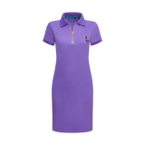 THE STAPLE POLO DRESS-IRIS