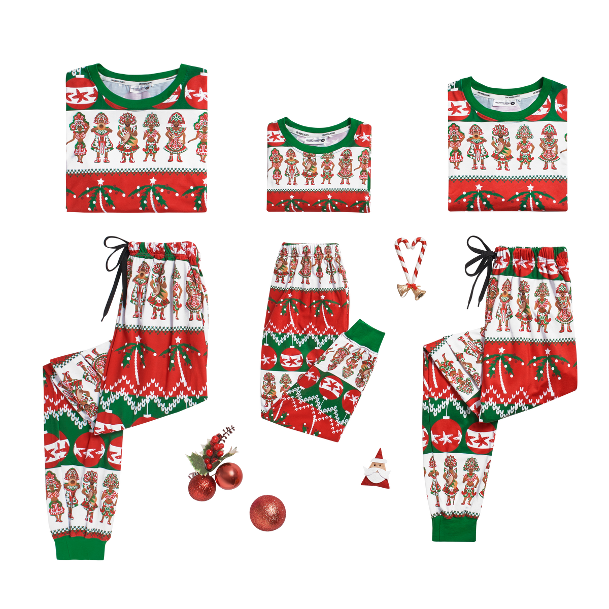A BAHAMIAN HOLIDAY PAJAMAS-GREEN
