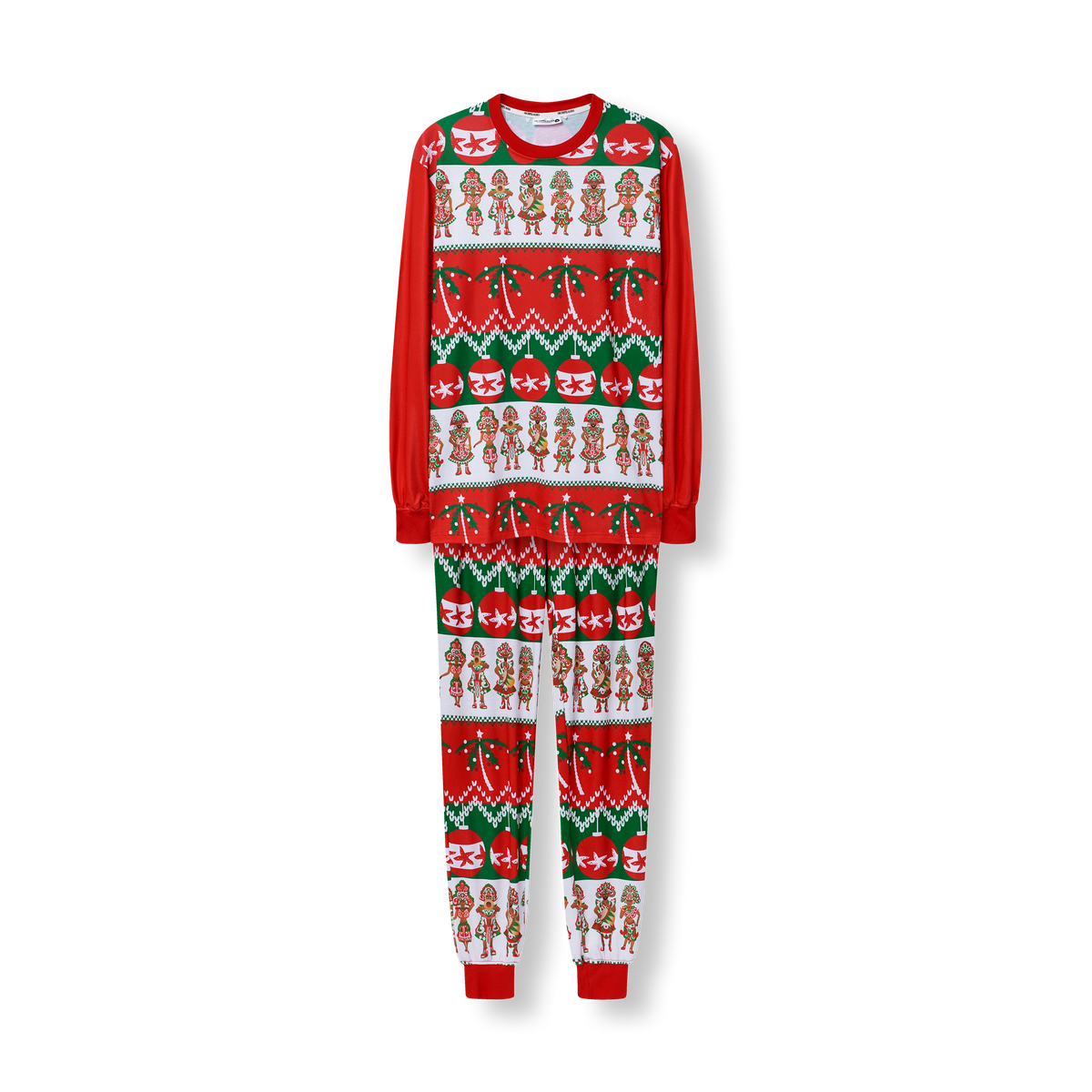 A BAHAMIAN HOLIDAY PAJAMAS-RED