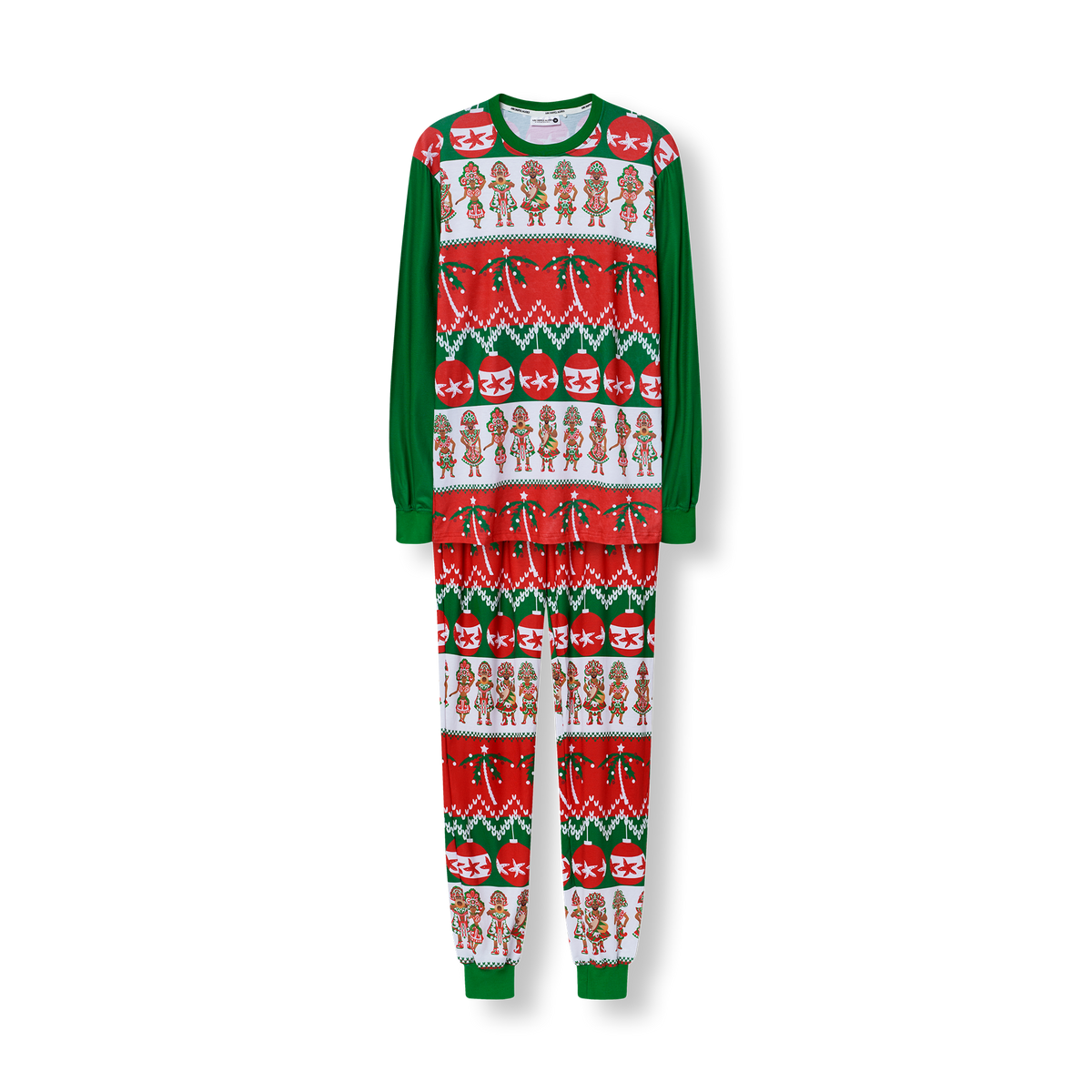 A BAHAMIAN HOLIDAY PAJAMAS-GREEN