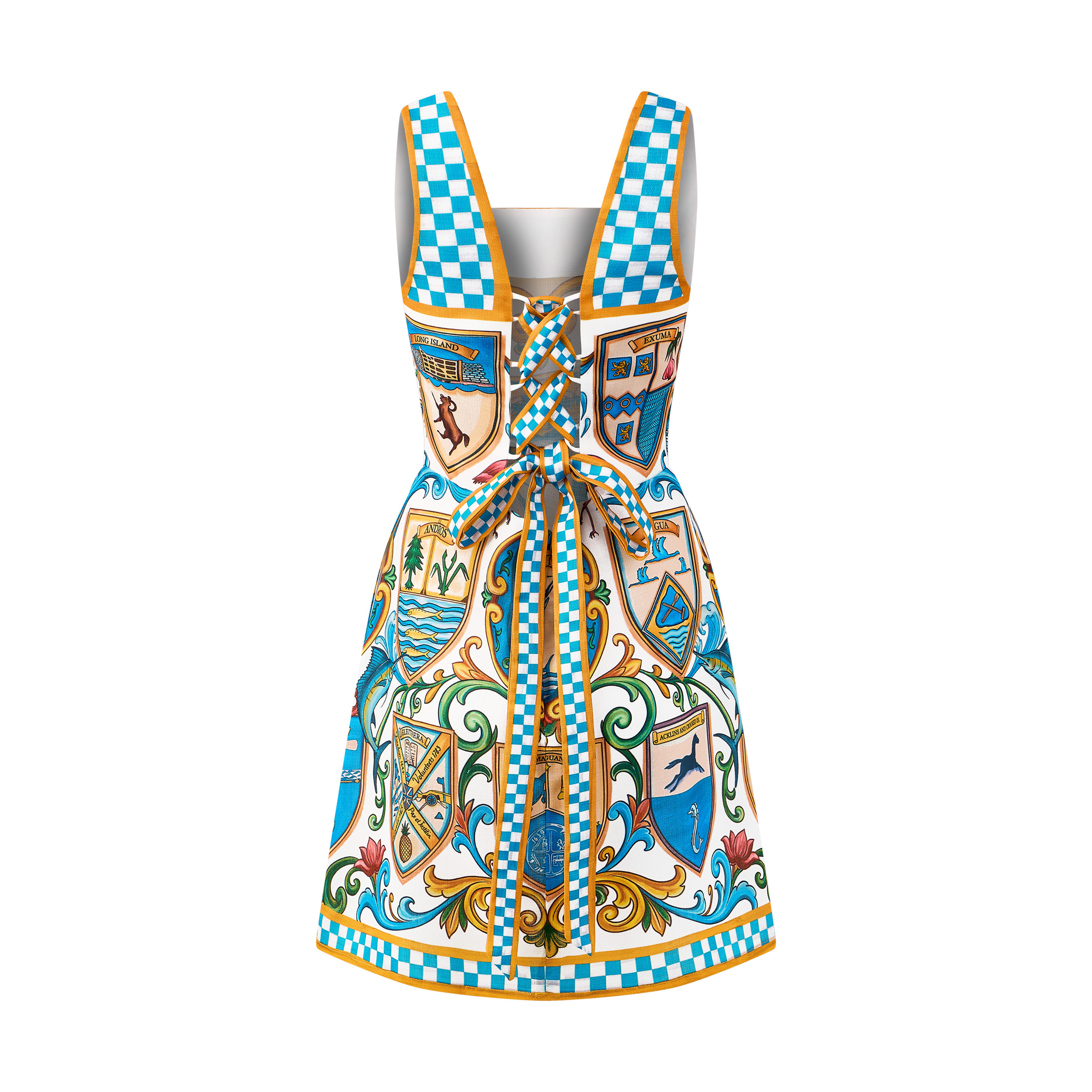 2026 INDEPENDENCE MINI DRESS-WHITE