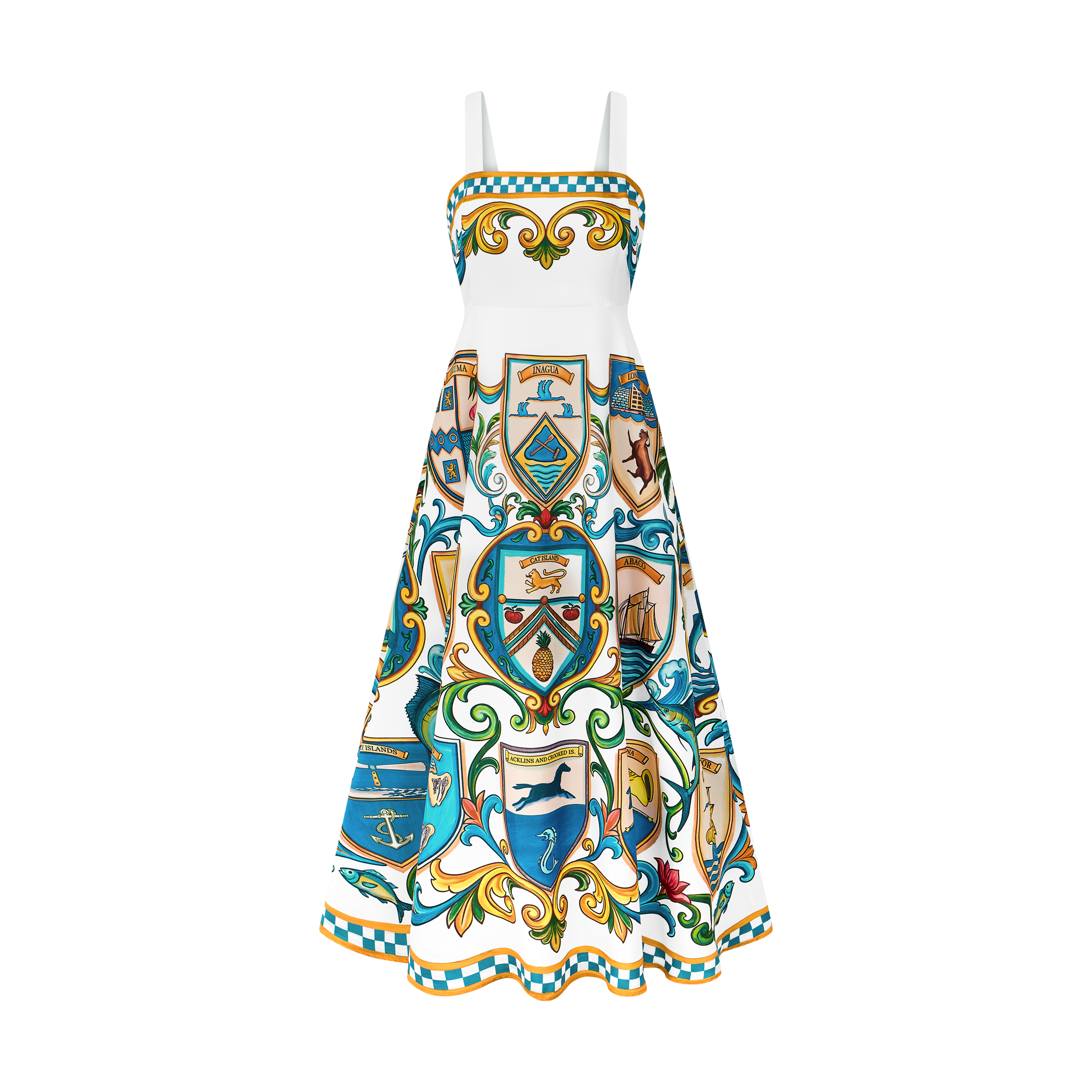 2026 INDEPENDENCE A-LINE MAXI DRESS-WHITE