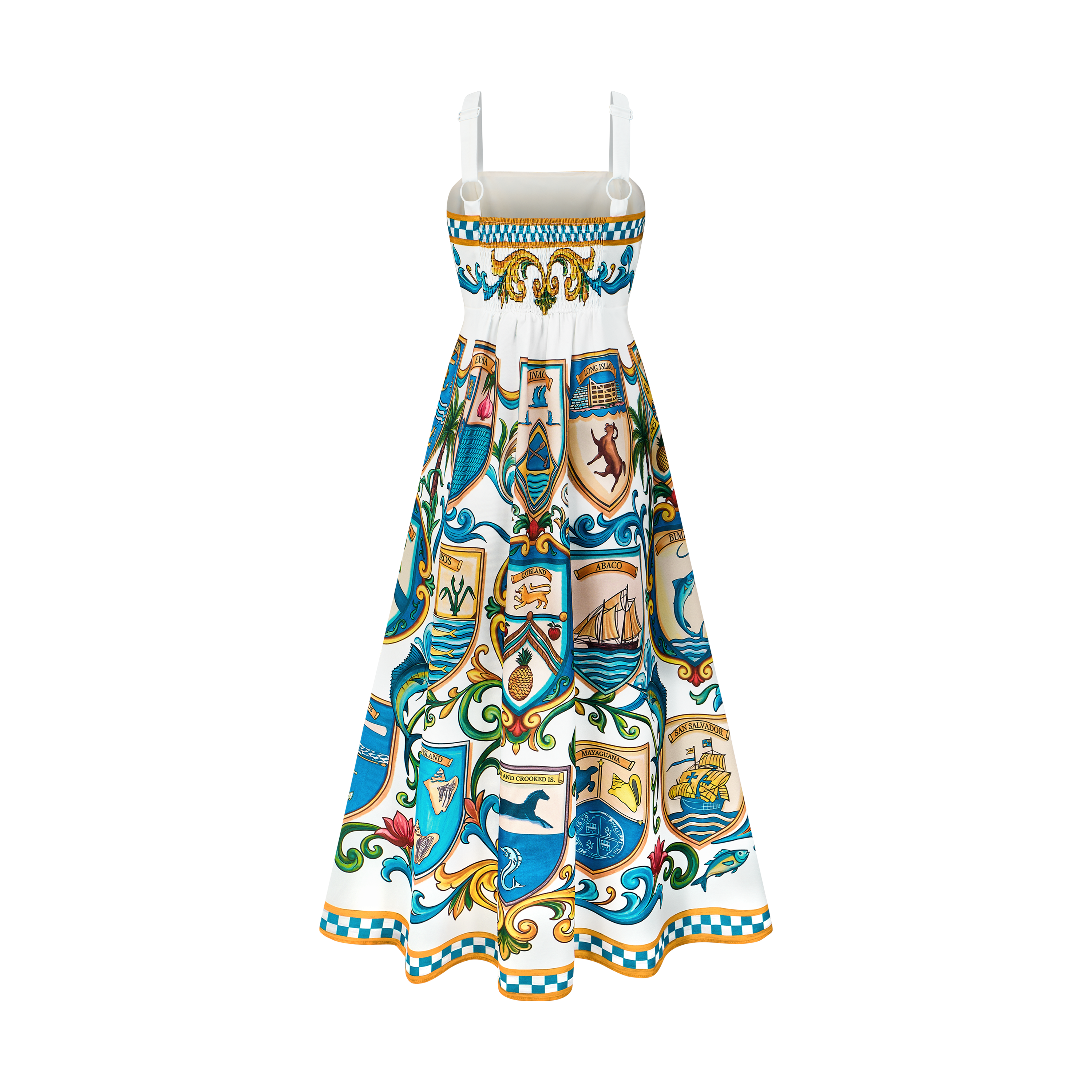 2026 INDEPENDENCE A-LINE MAXI DRESS-WHITE