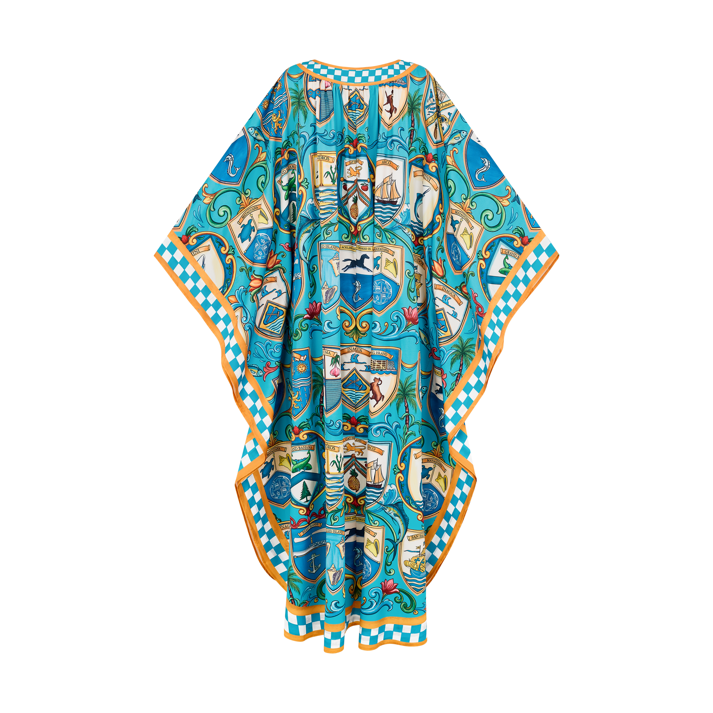 2026 INDEPENDENCE KAFTAN-AQUA