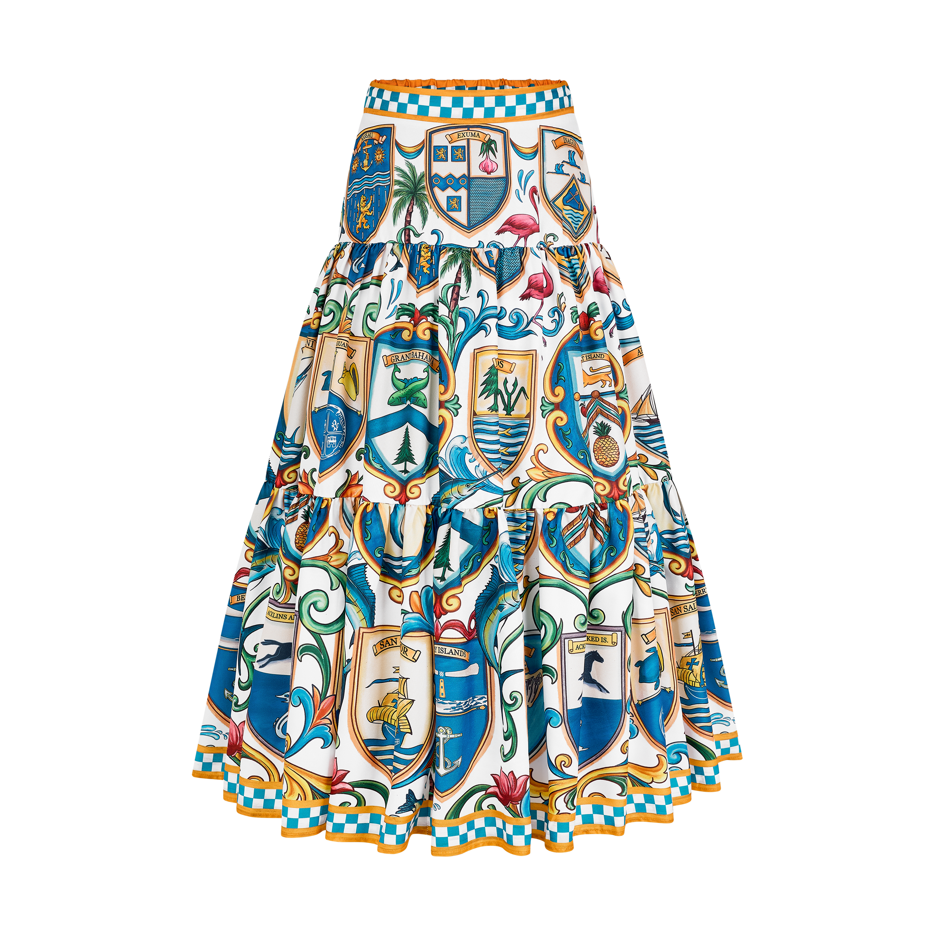 2026 INDEPENDENCE TIERED MAXI SKIRT-WHITE