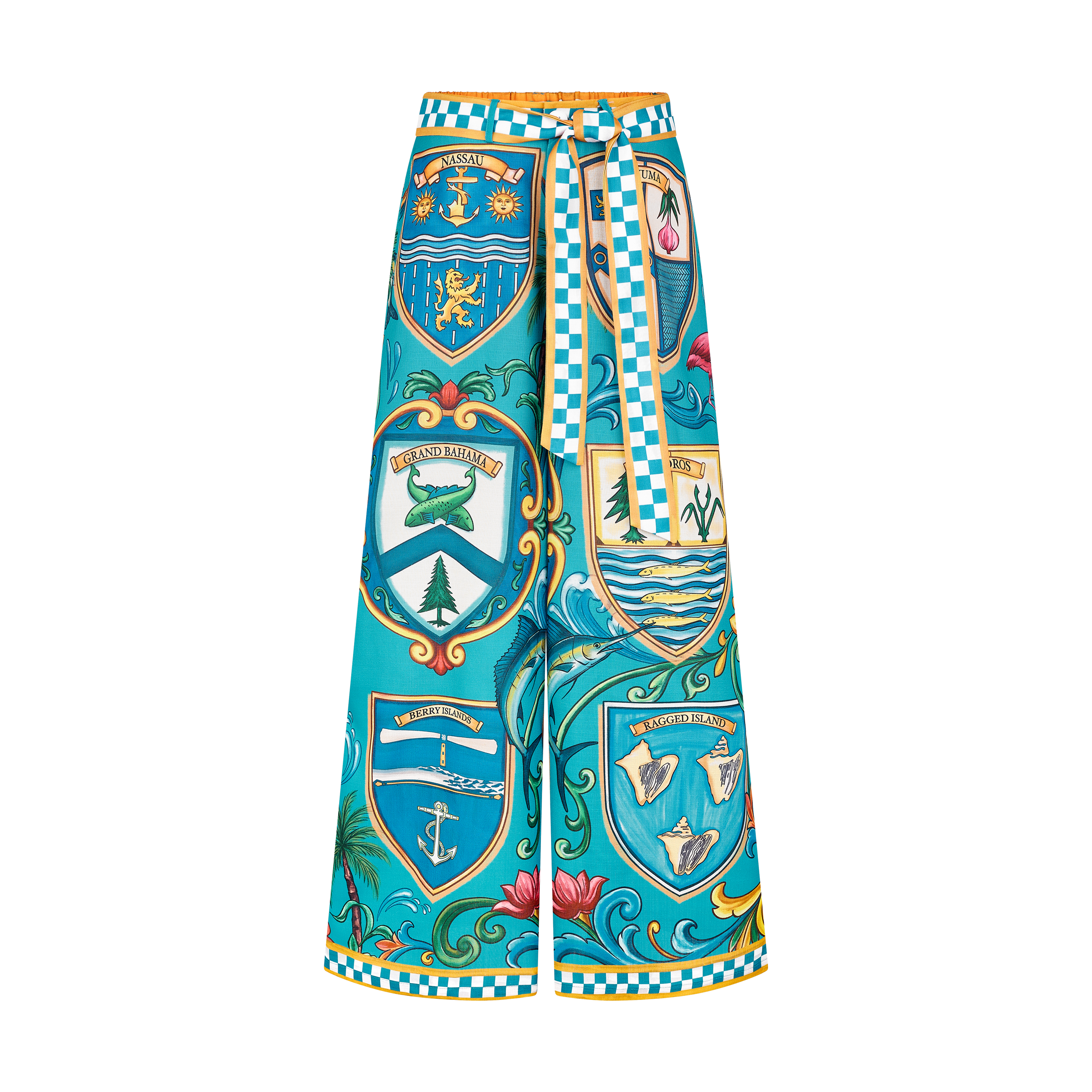 2026 INDEPENDENCE WIDE LEG PANTS-AQUA