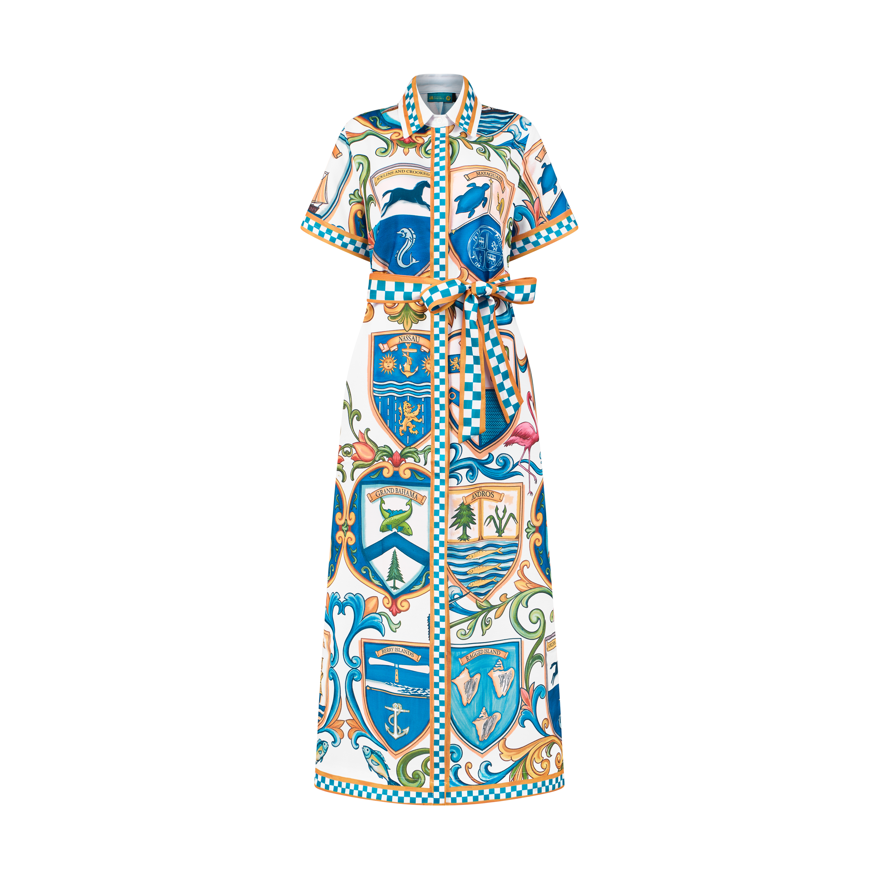 2026 INDEPENDENCE SHIRT DRESS-WHITE