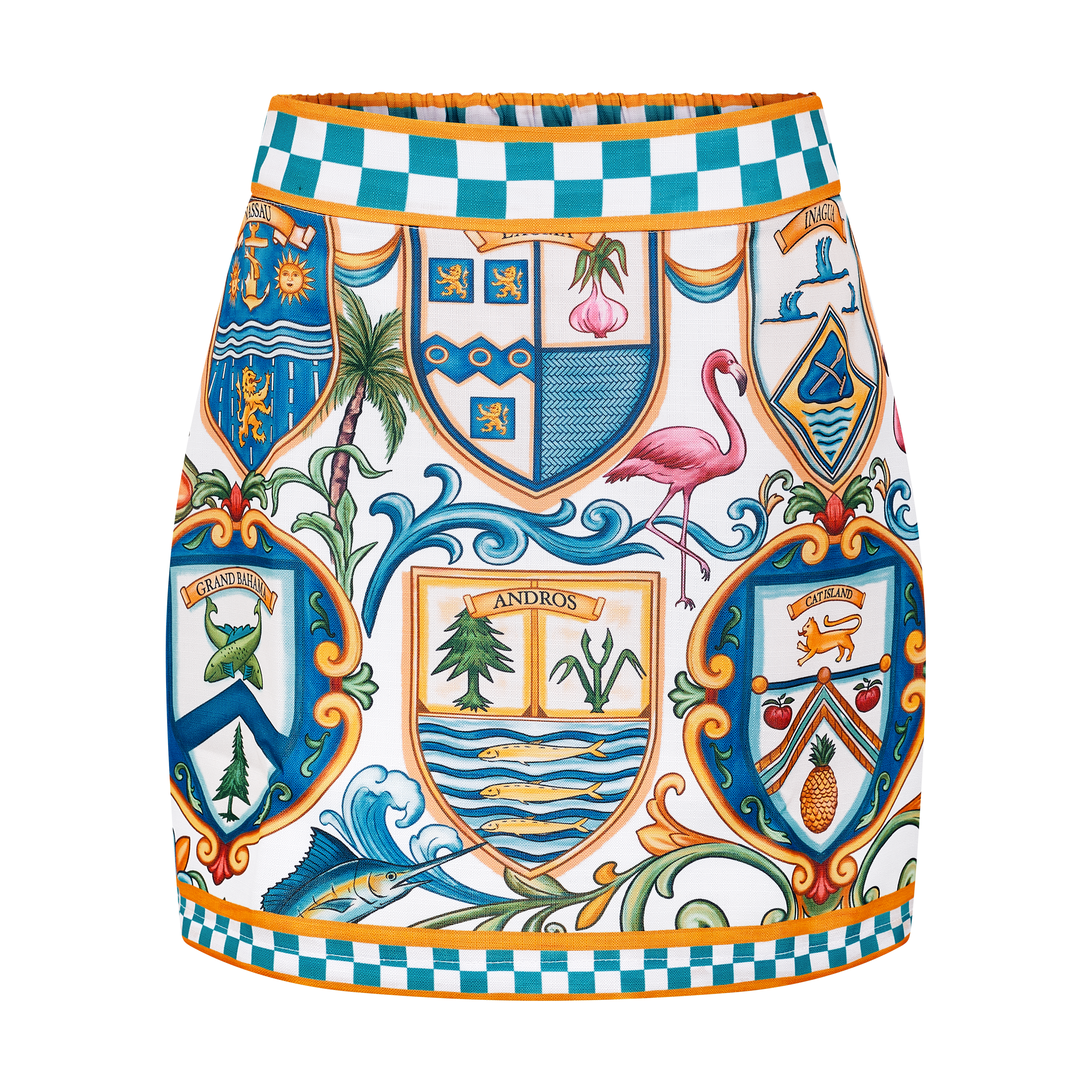 2026 INDEPENDENCE MINI SKIRT-WHITE