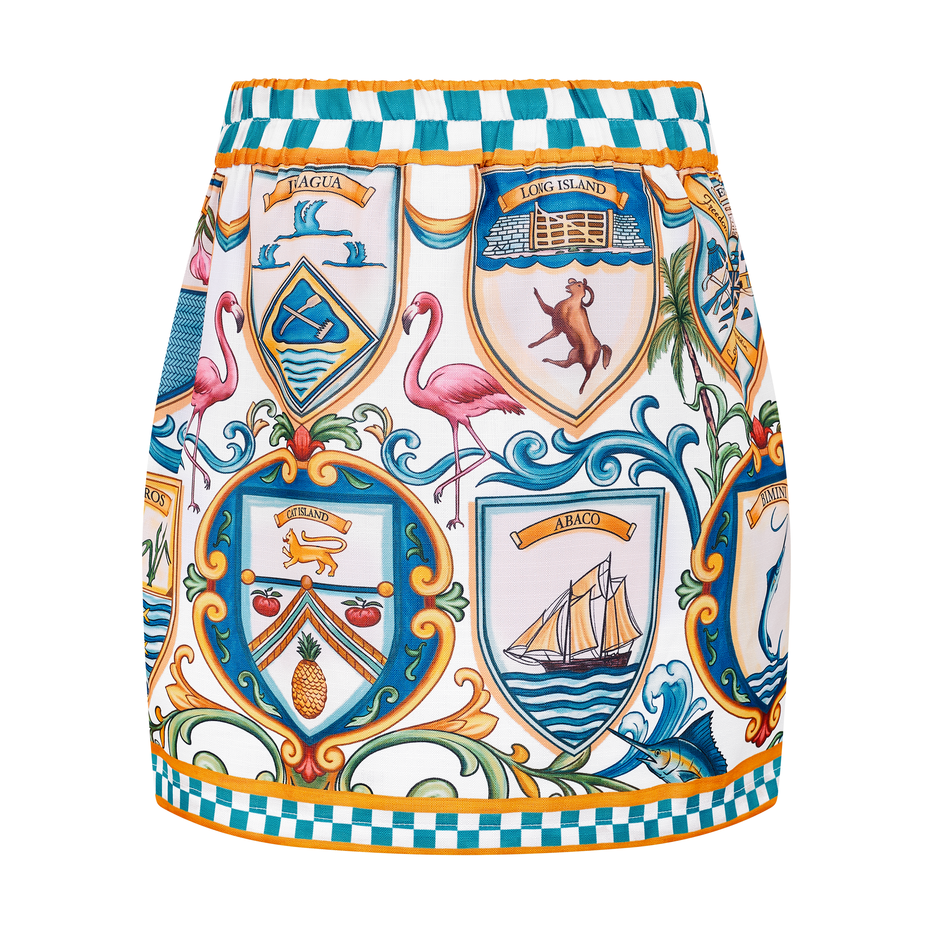 2026 INDEPENDENCE MINI SKIRT-WHITE