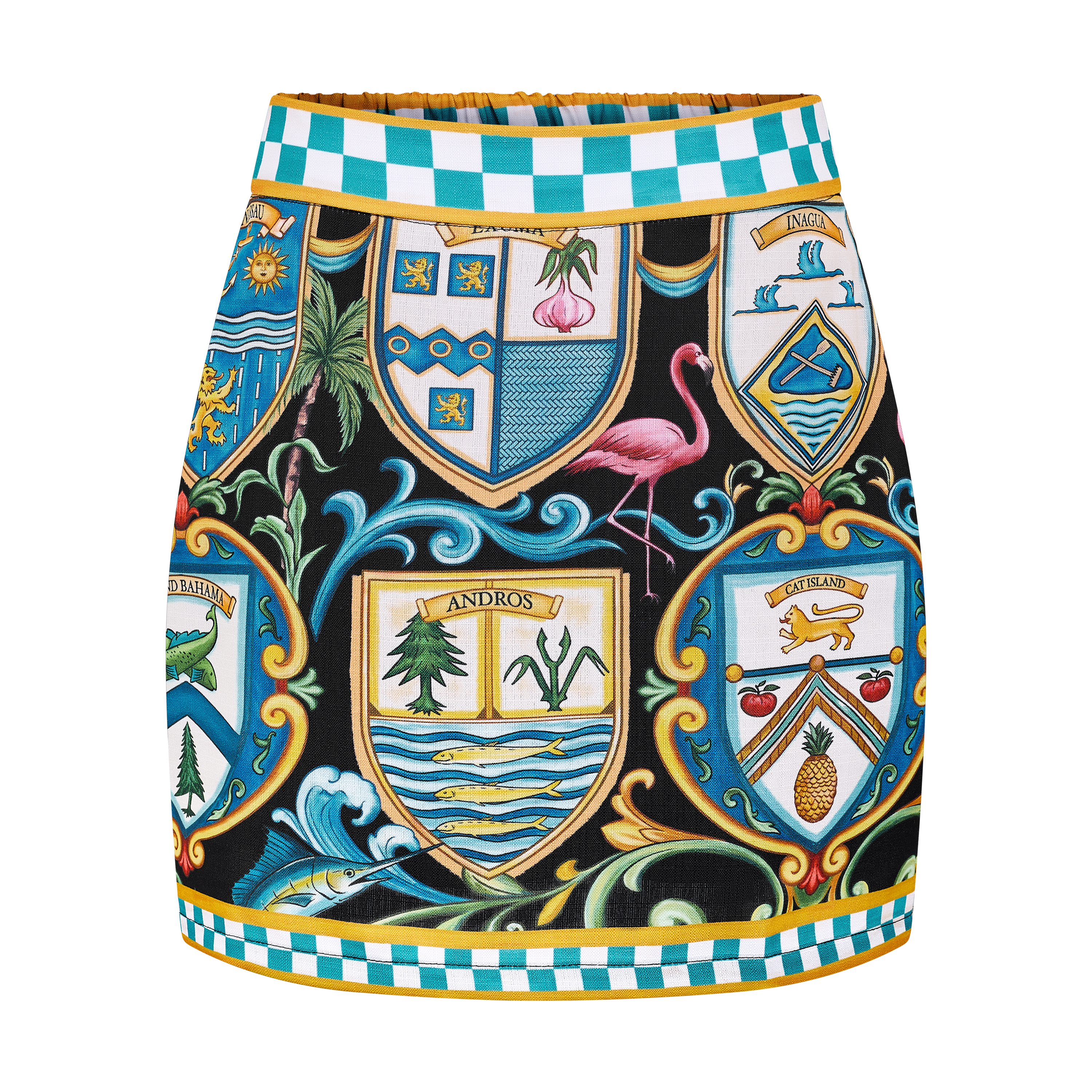 2026 INDEPENDENCE MINI SKIRT-BLACK