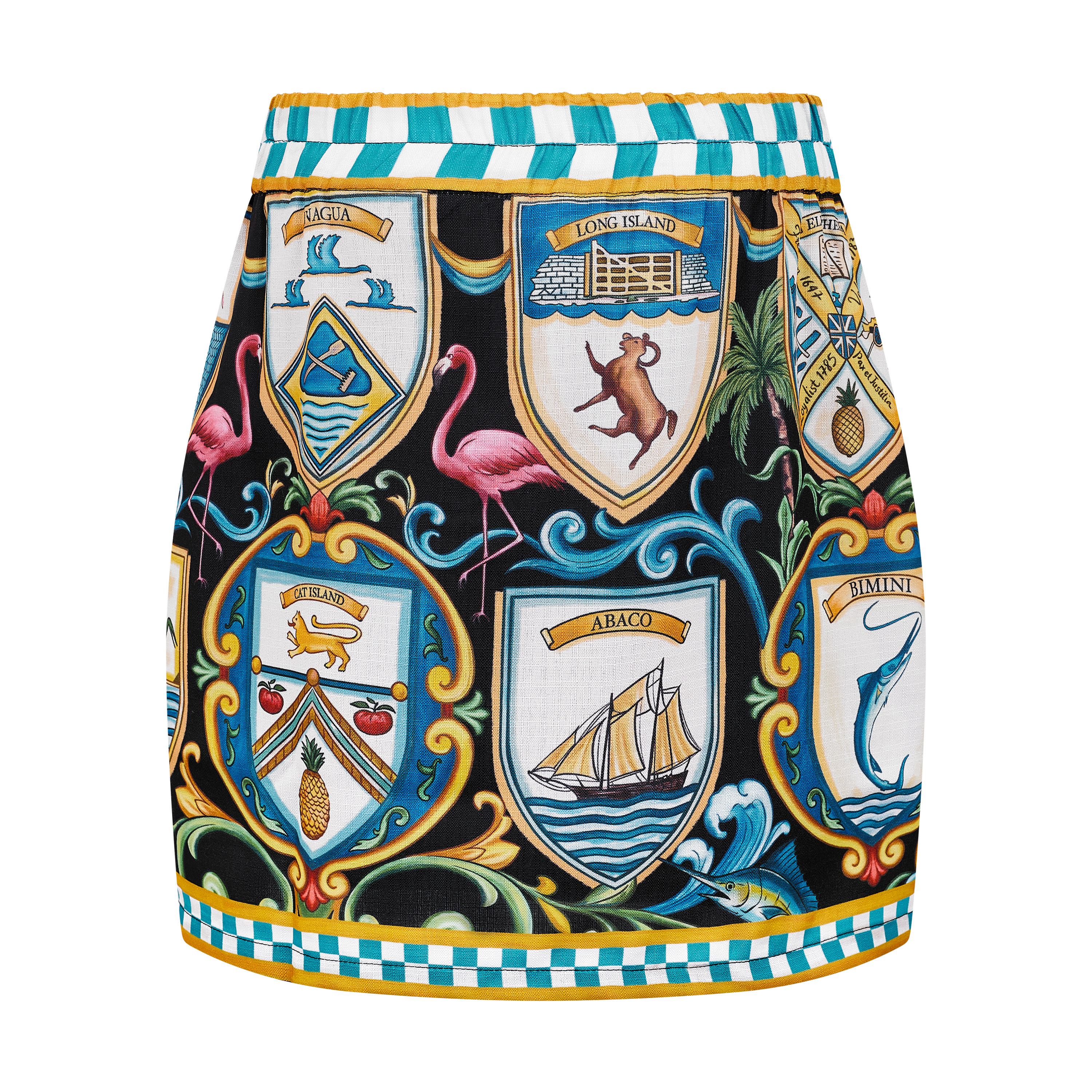 2026 INDEPENDENCE MINI SKIRT-BLACK