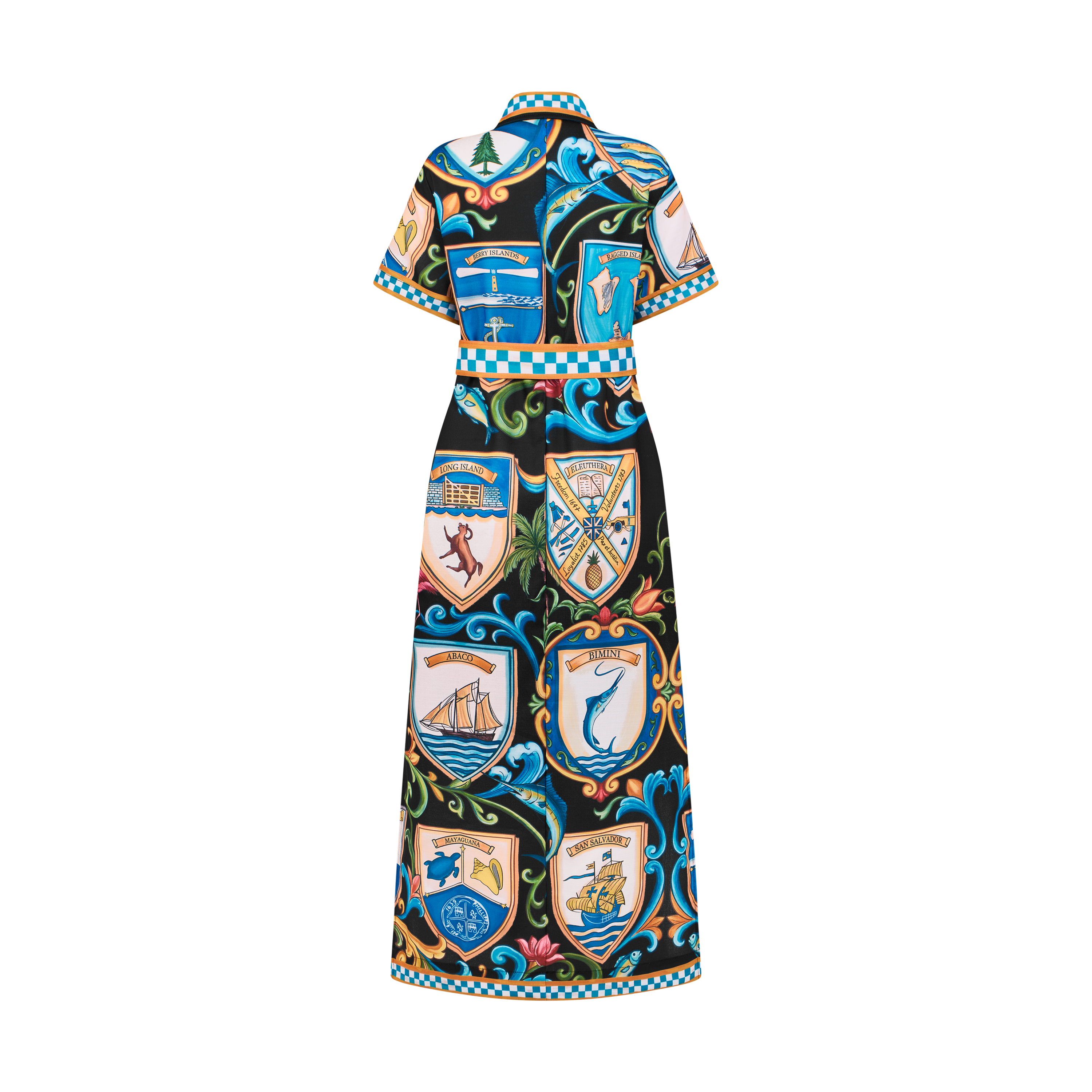 2026 INDEPENDENCE SHIRT DRESS-BLACK