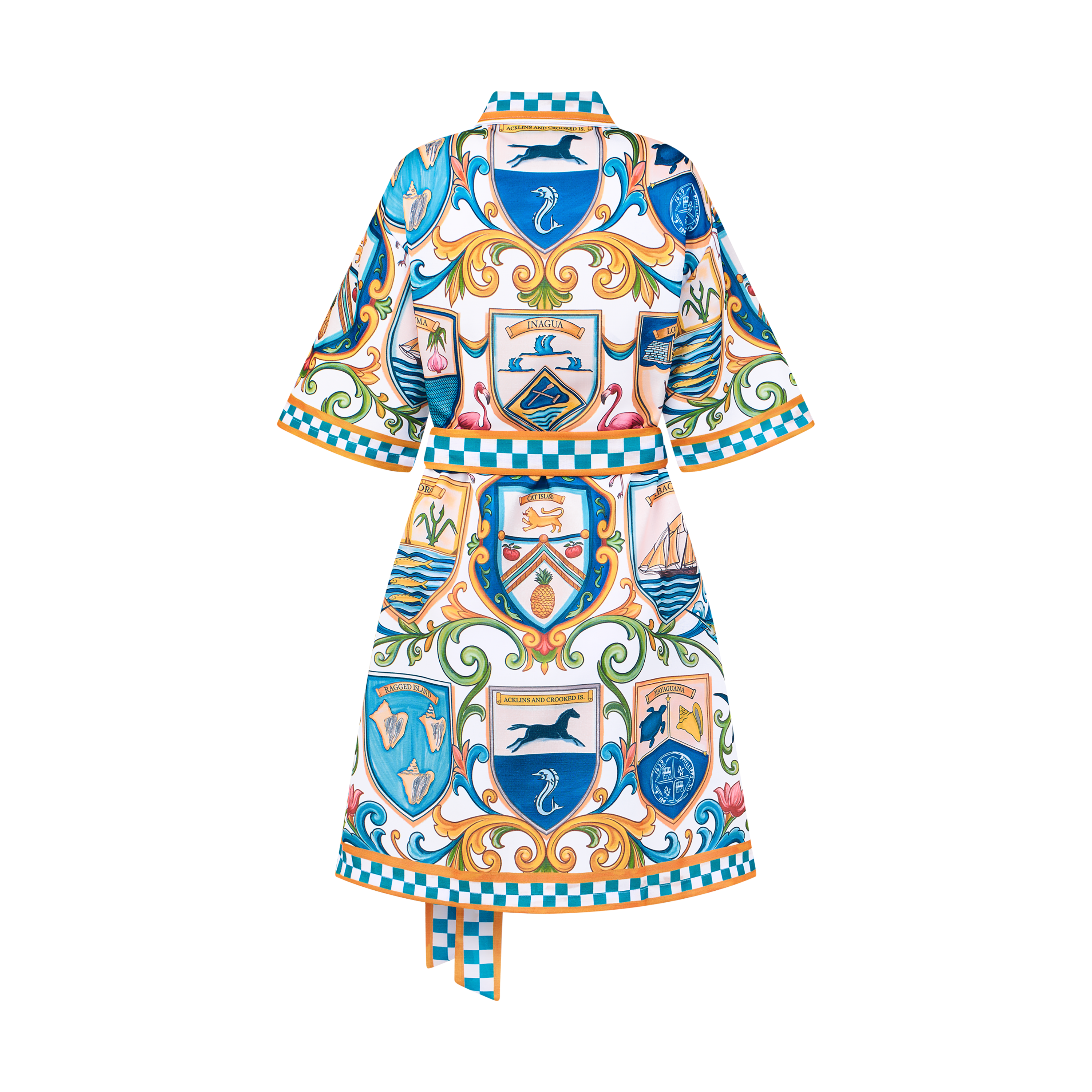 2026 INDEPENDENCE MINI SHIRT DRESS-WHITE