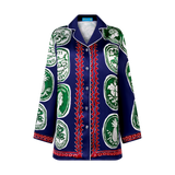 THE COMMERCIA HOLIDAY PAJAMAS- NAVY