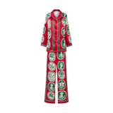 THE COMMERCIA HOLIDAY PAJAMAS- RED