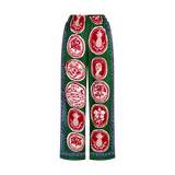 THE COMMERCIA HOLIDAY PAJAMAS- GREEN