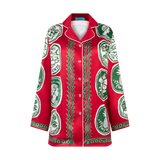 THE COMMERCIA HOLIDAY PAJAMAS- RED