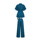 THE BOHIO BLOUSE SET-HUNTER