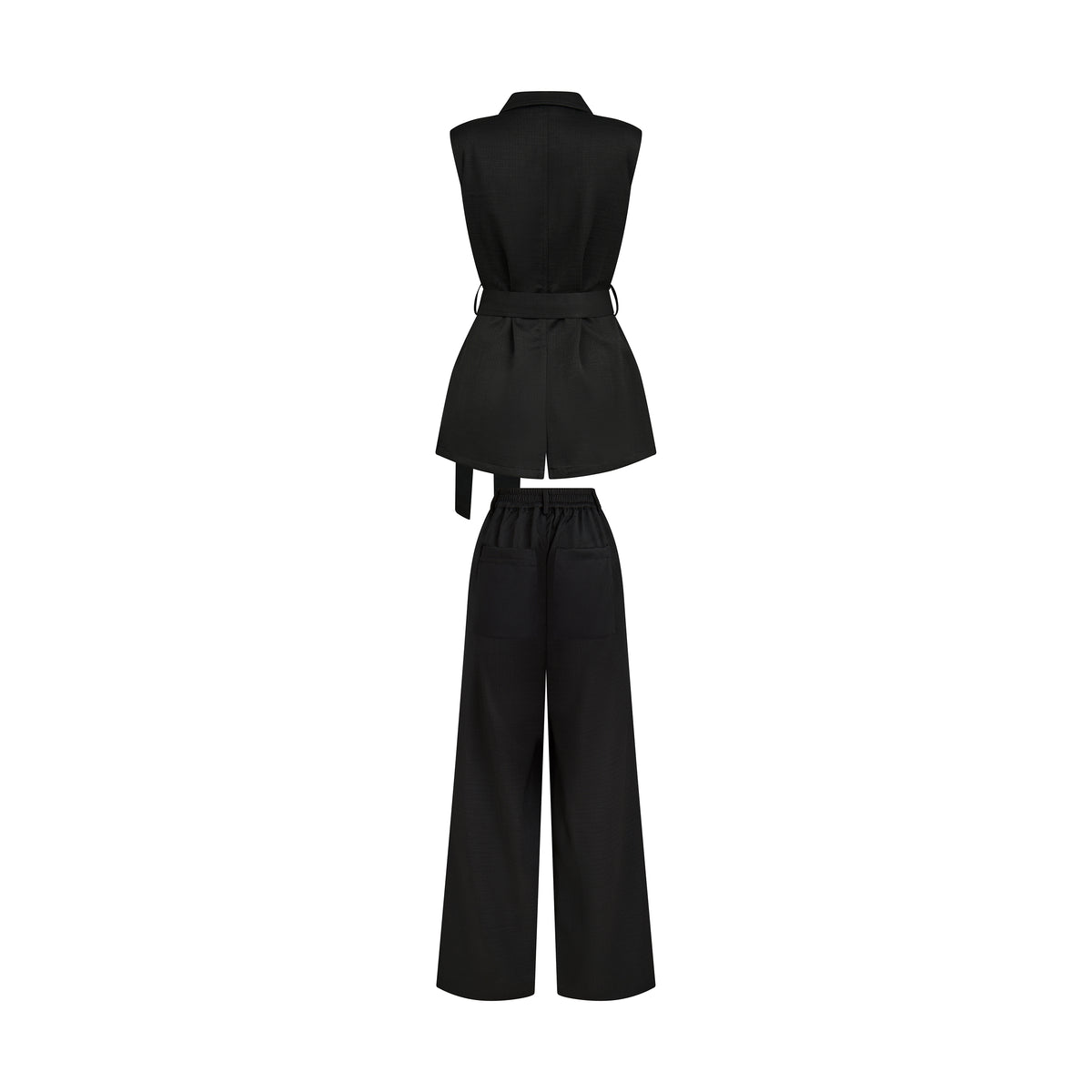 THE BOHIO VEST SET-BLACK