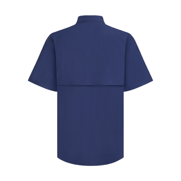 THE SPF BAHAMIANO SHIRT SHORT SLEEVE -NAVY