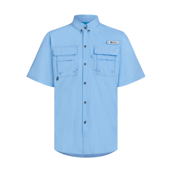 THE SPF BAHAMIANO SHIRT SHORT SLEEVE -SKY