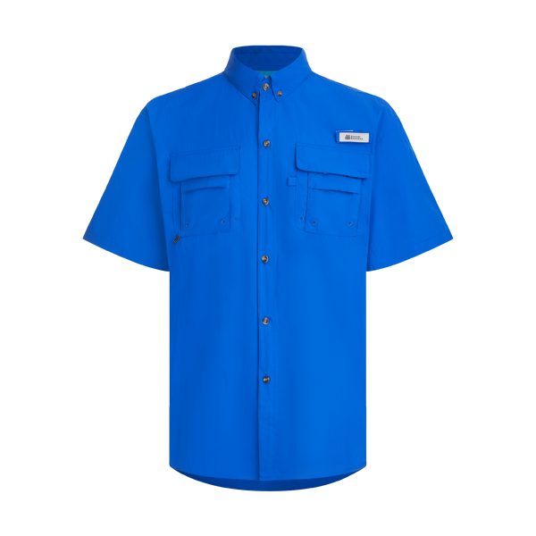THE SPF BAHAMIANO SHIRT SHORT SLEEVE -ROYAL