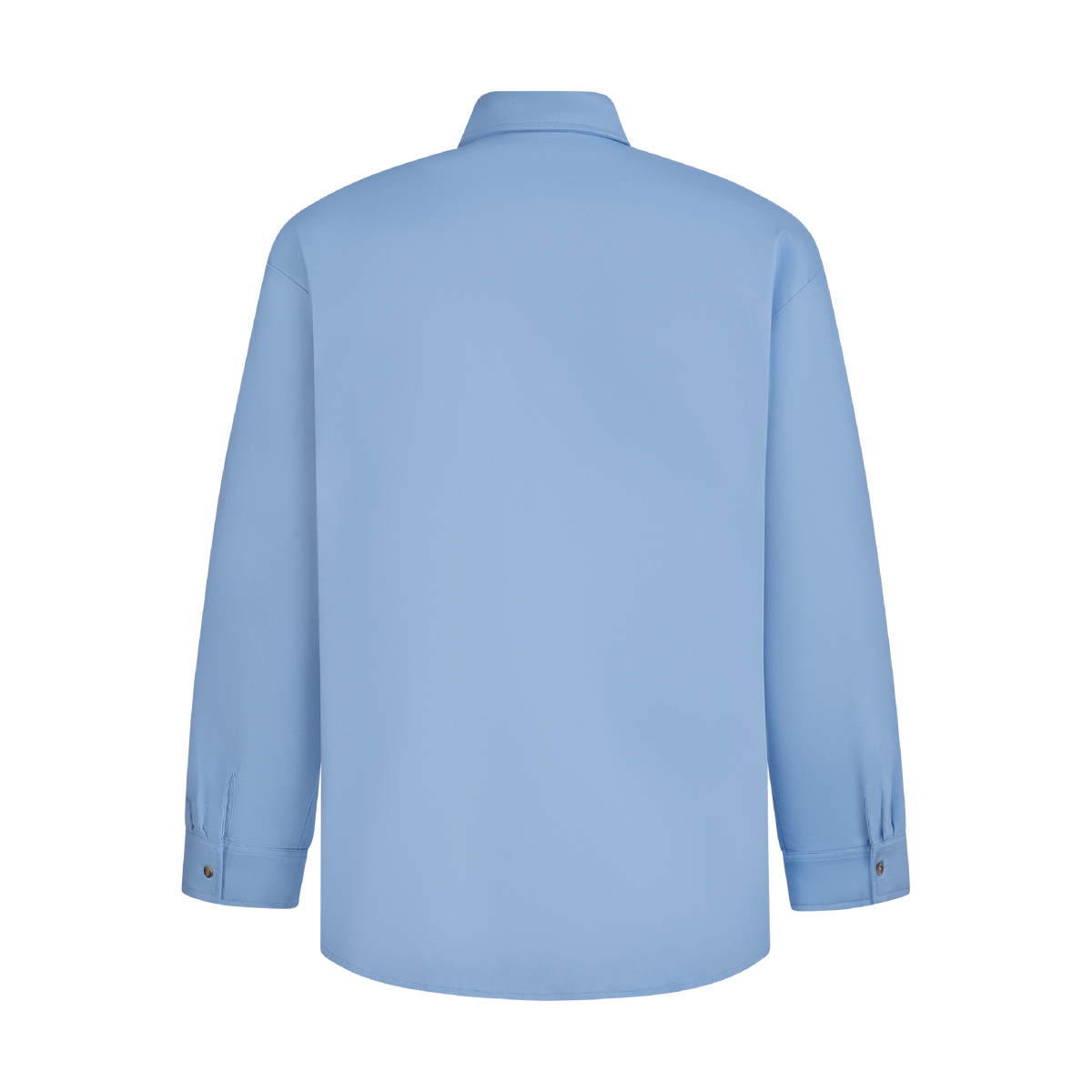 LONG SLEEVE STAPLE BUTTON UP-LITE DENIM