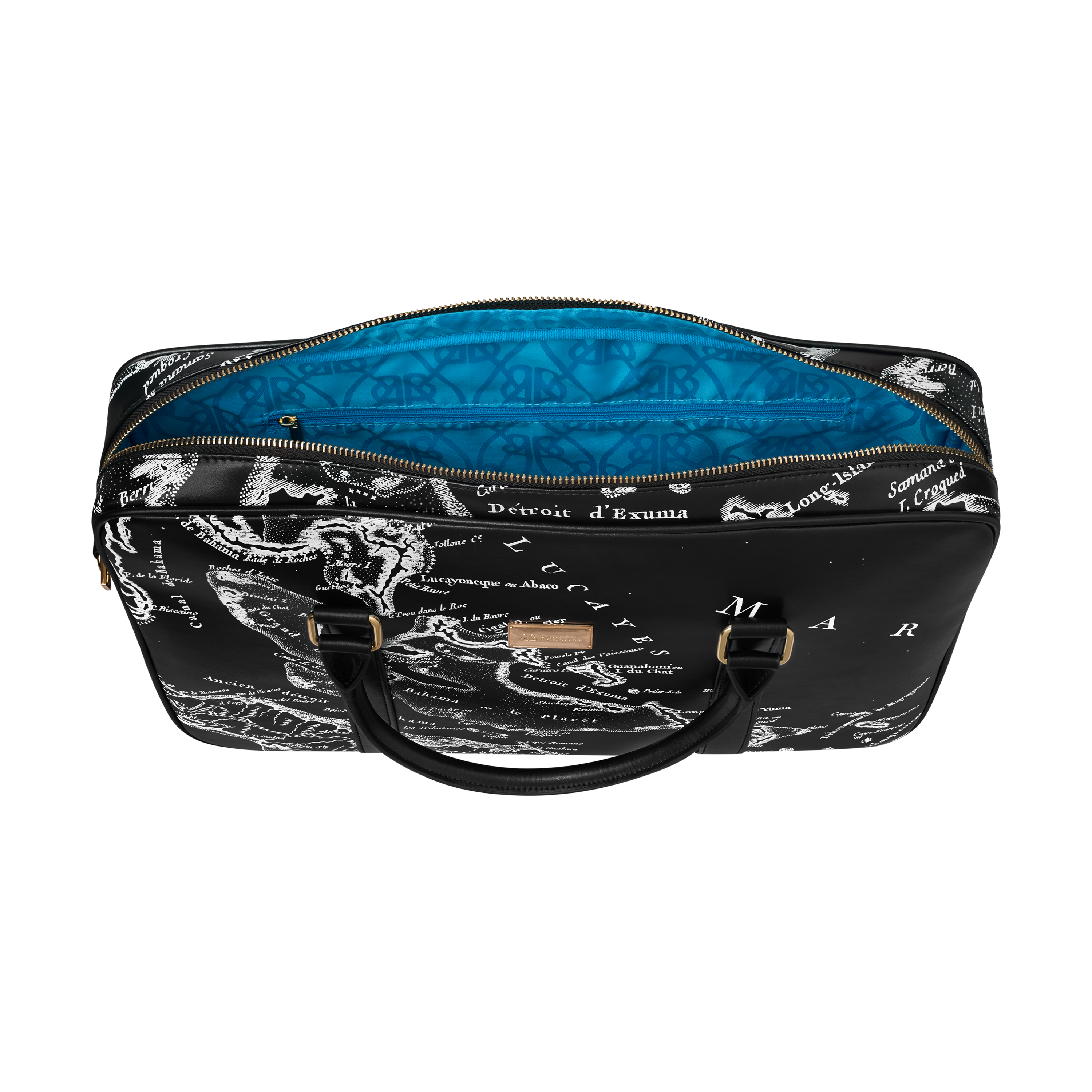 THE CARTE LUCAYOS LAPTOP BAG-BLACK