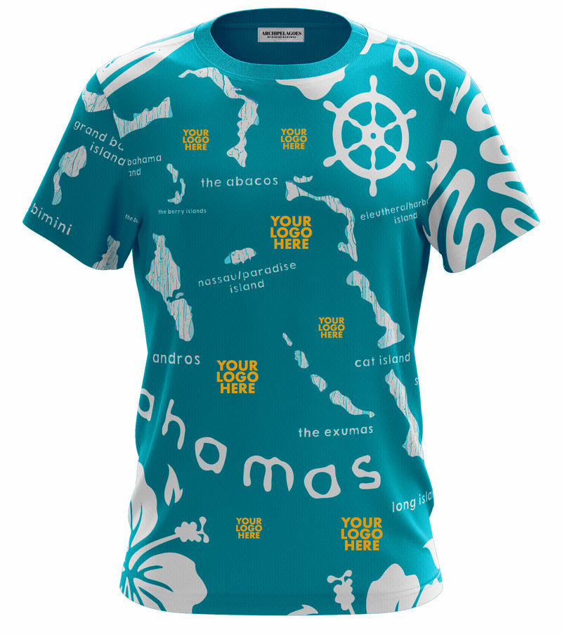 CUSTOM ORDER ARCHIPELAGO TEE- AQUA