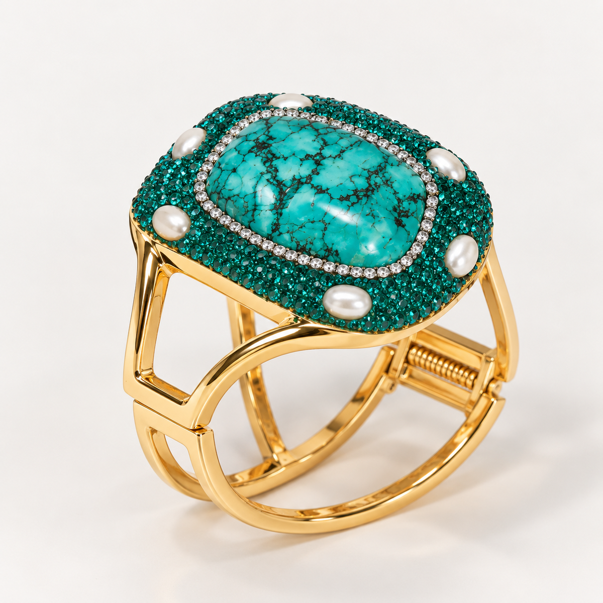 Bahari Grand Bahama Turquoise Plaque Cuff - Turquoise