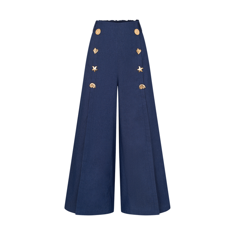 THE DENIM SAILOR PANTS-DARK