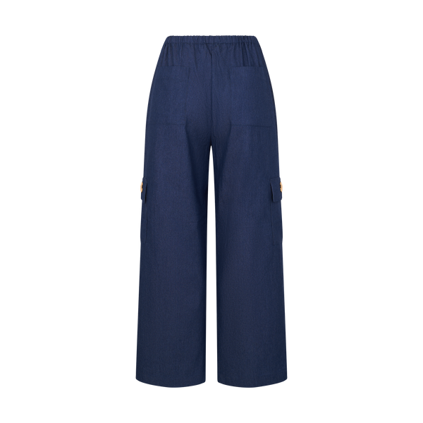 THE DENIM CARGO PANTS-DARK