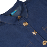 THE DENIM MOD TUNIC-DARK