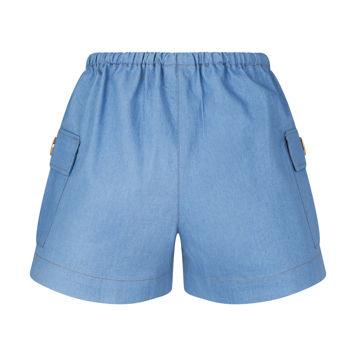 THE DENIM CARGO SHORTS-LIGHT