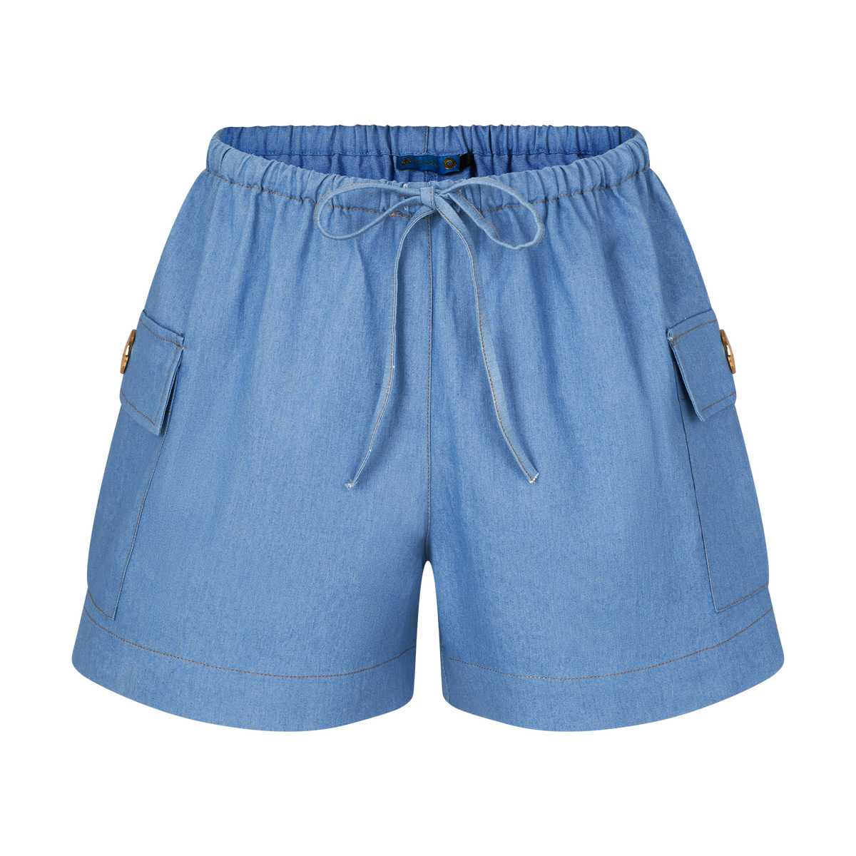 THE DENIM CARGO SHORTS-LIGHT
