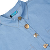 THE DENIM MOD TUNIC-LIGHT