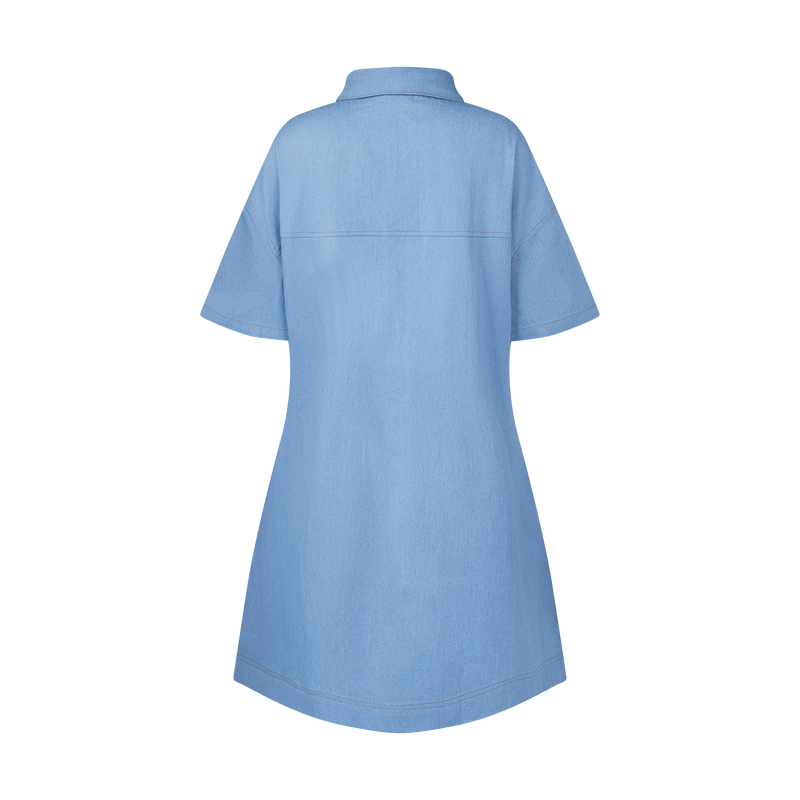 THE DENIM MOD TUNIC-LIGHT
