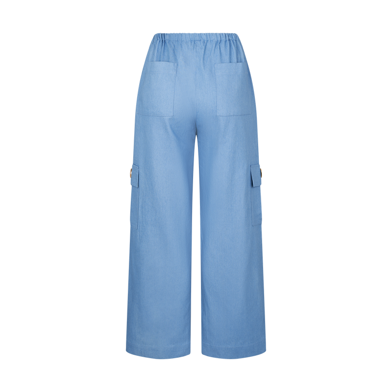 THE DENIM CARGO PANTS-LIGHT