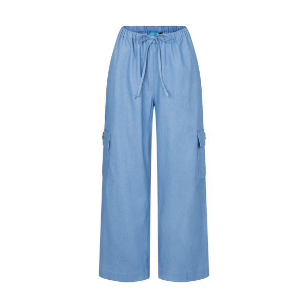 THE DENIM CARGO PANTS-LIGHT