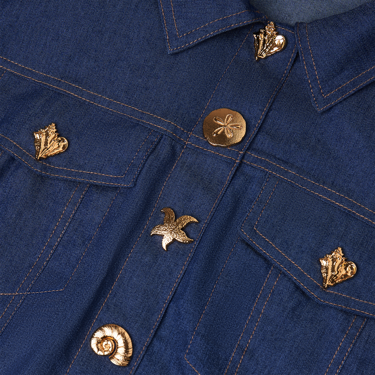 THE DENIM CAPE-DARK