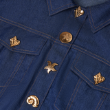 THE DENIM CAPE-DARK