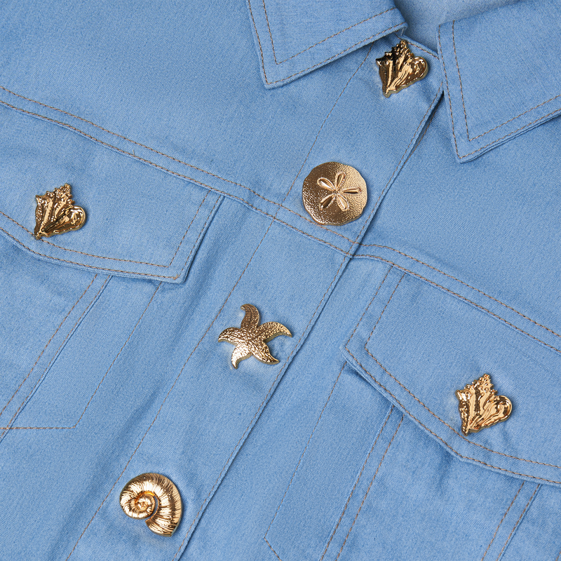 THE DENIM CAPE-LIGHT