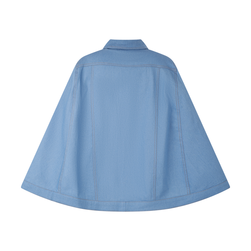 THE DENIM CAPE-LIGHT