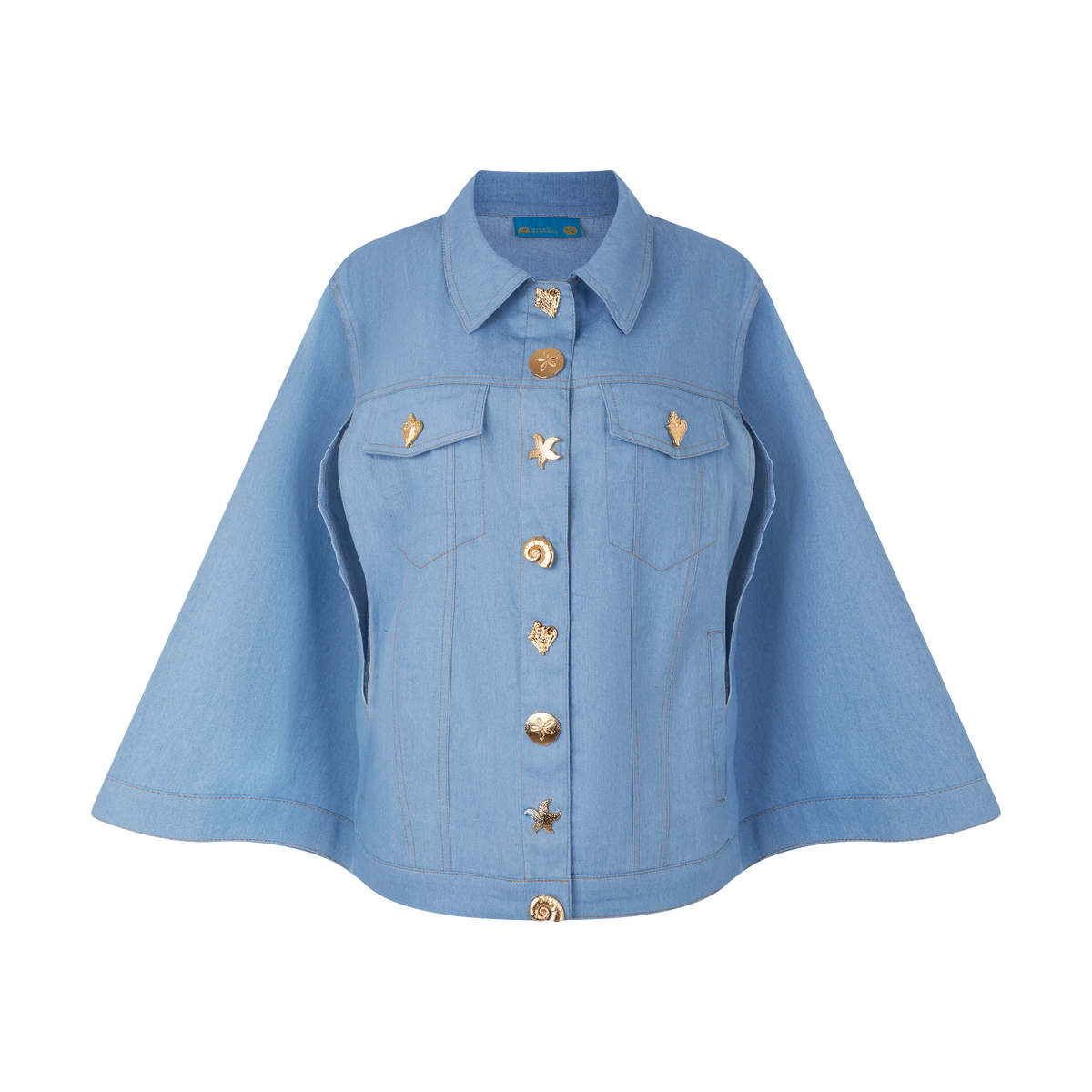 THE DENIM CAPE-LIGHT