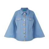 THE DENIM CAPE-LIGHT