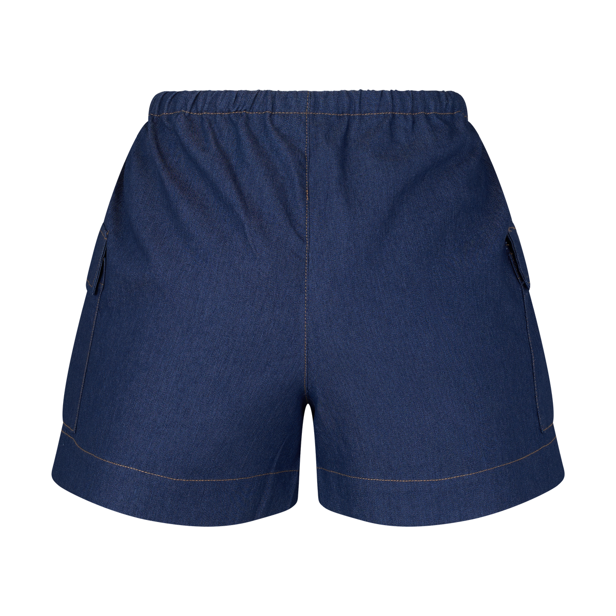 THE DENIM CARGO SHORTS-DARK