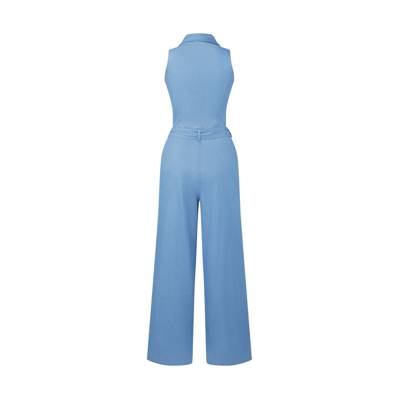 THE DENIM JUMPSUIT-LIGHT
