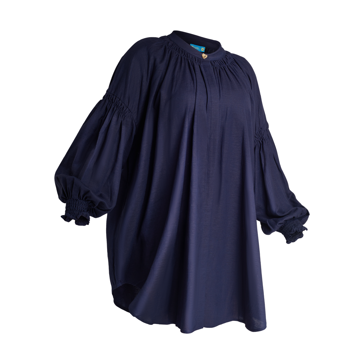 THE STROMBUS BANDED TUNIC-NAVY