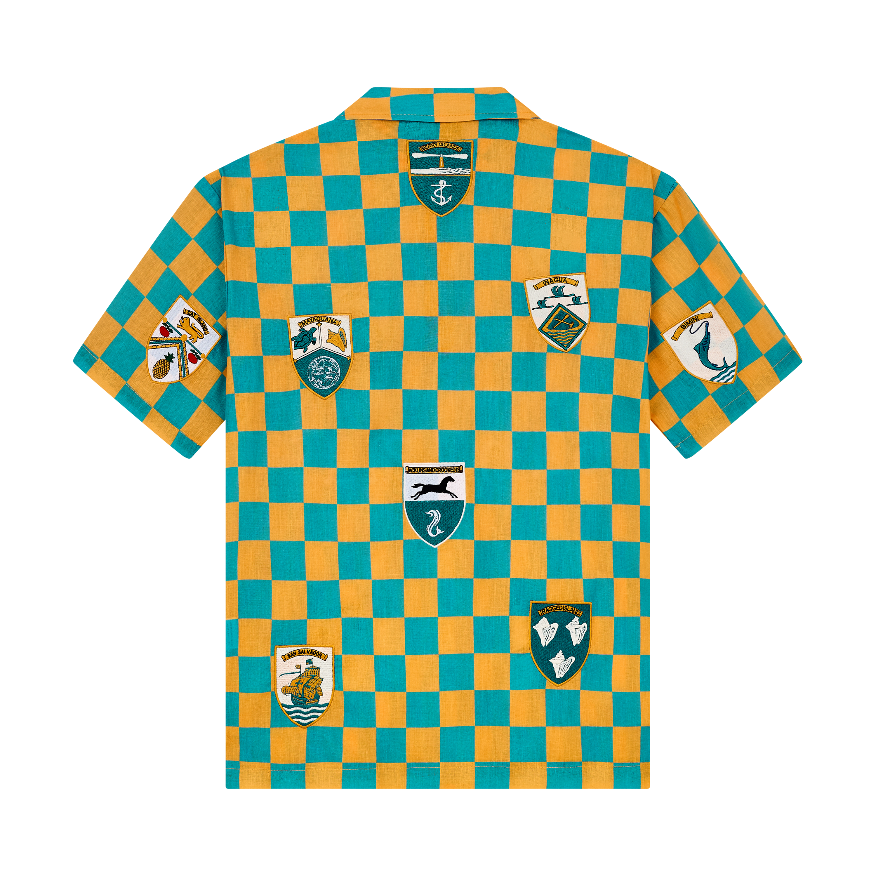 THE GATHERING CREST BUTTON UP- GOLD