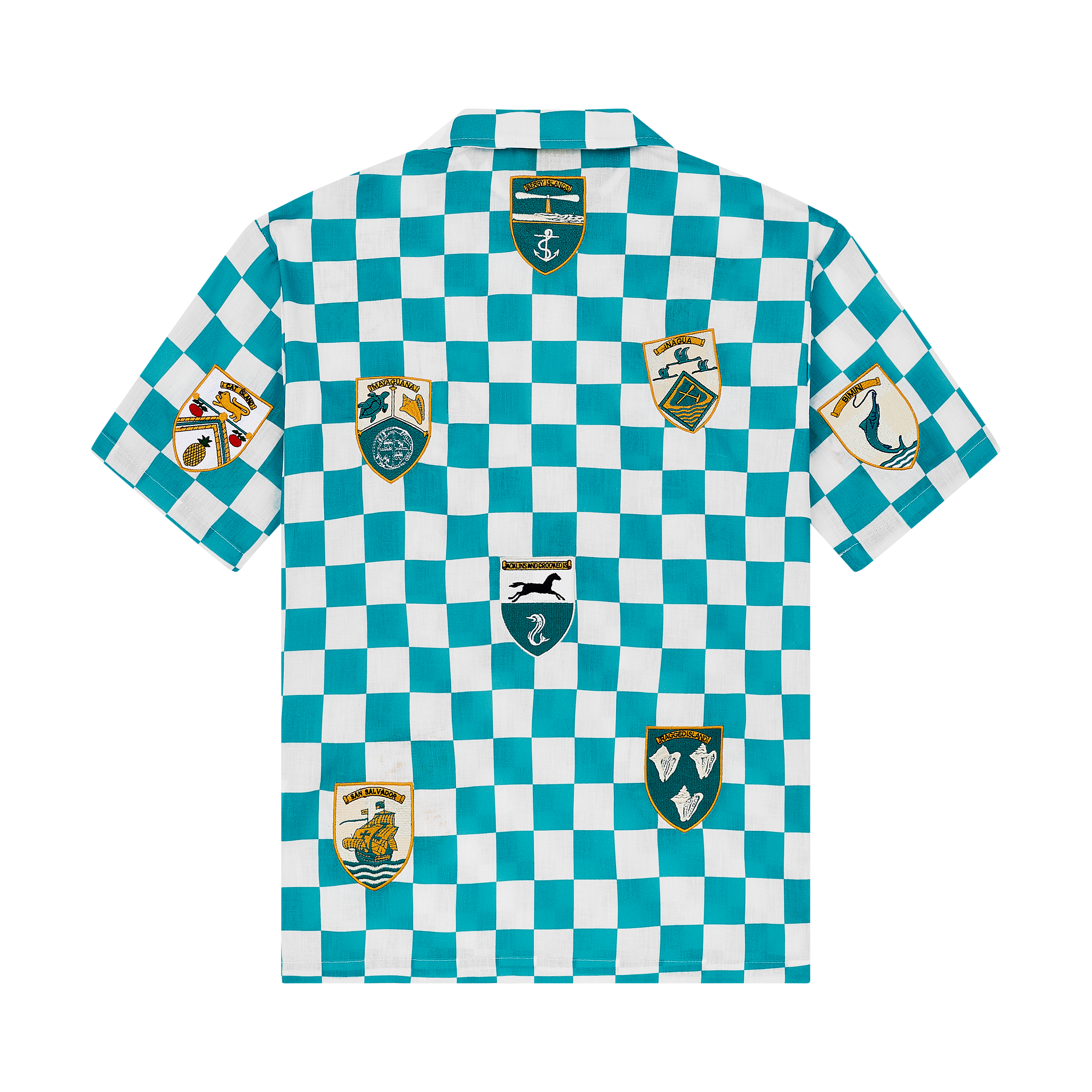THE GATHERING CREST BUTTON UP- WHITE